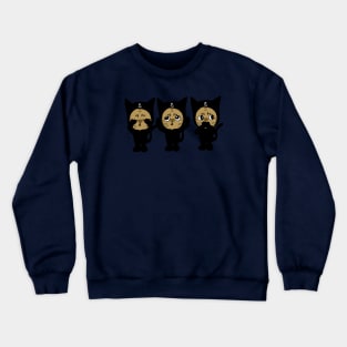 Three wise cats Crewneck Sweatshirt